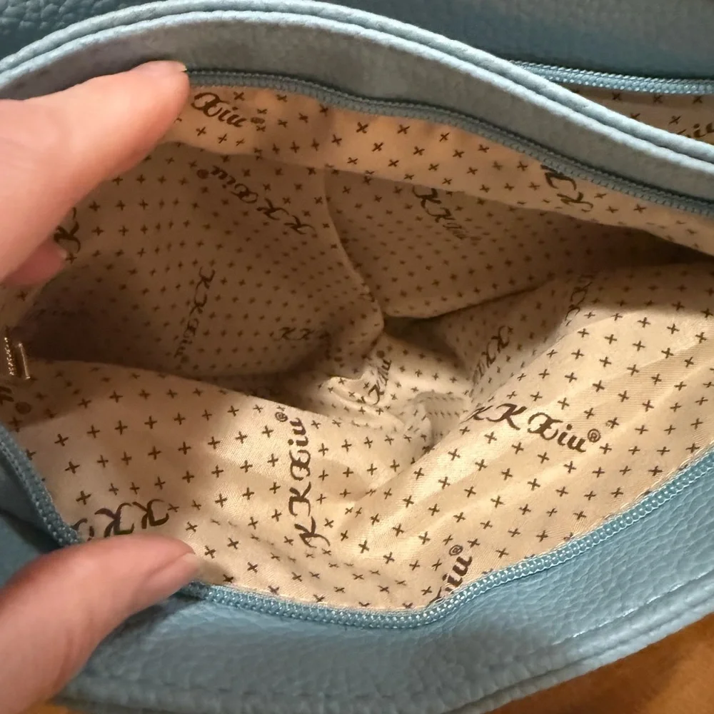KKXIU Stylish Tricolor Satchel Bag NWOT